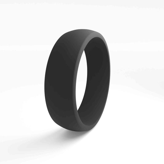 Heren Siliconen Ring - Zwart - FLEXD.