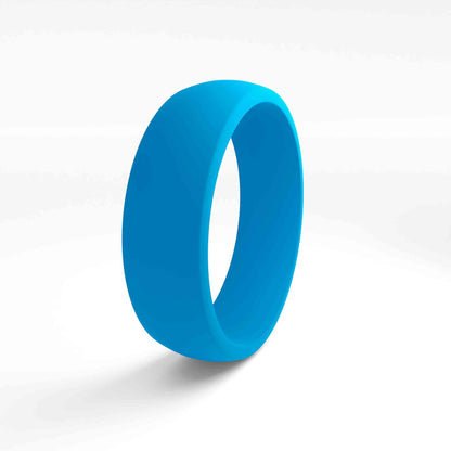 Heren Siliconen Ring - Blauw - FLEXD.